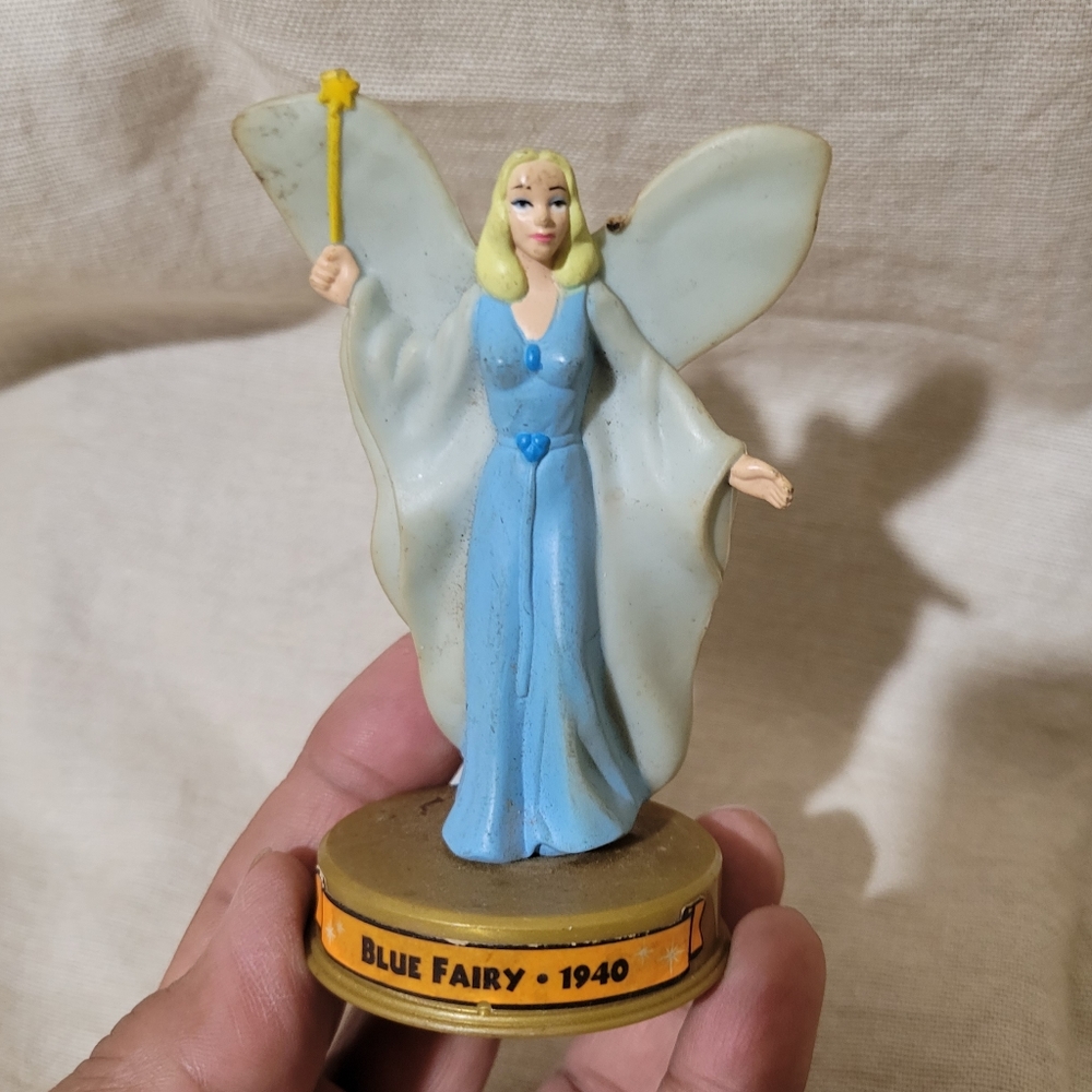 2002 McDonald's 100 Years Of Magic Walt Disney World Blue Fairy Toy Retired Vntg